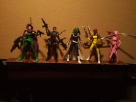 Crystal Blue's female led team up named Persuasion (Marvel Legends) Custom Action Figure