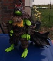 Ninja turtle caveman Michaelangelo Batman (Teenage Mutant Ninja Turtles) Custom Action Figure