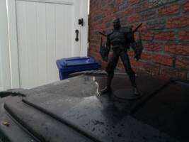 Arkham Azrael stealthily suited (Batman) Custom Action Figure