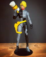 Harley Quinn - Batman: White Knight Noir Costume (DC Multiverse) Custom Action Figure
