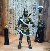 Anubis black armor (God of War) Custom Action Figure