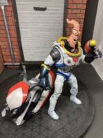 Earthworm Jim & pocket rocket (Earthworm Jim) Custom Action Figure [Side]