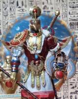 Ra in battle armor. (God of War) Custom Action Figure