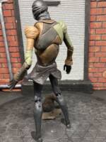 Summerween Trickster (Gravity Falls) Custom Action Figure [Back patchwork detail]