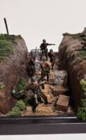 Trench Diorama (Soldier) Custom Diorama / Playset