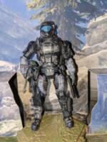 Composite concept art and spare parts ODST (Halo) Custom Action Figure
