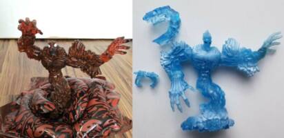 Symbiote Aqua Carnage (Marvel Legends) Custom Action Figure [Comparison]