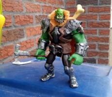 Ergot The Berserker Orc (original character not canon) (World of Warcraft) Custom Action Figure