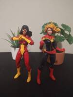 Spider-Woman - Jessica Drew (Marvel Legends) Custom Action Figure [With Carol]
