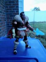 Mr T in the unreleased script for Conan 3 as The Nubarian  Hun Tiberius (Conan) Custom Action Figure
