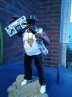 The Notorious B.I.G as a teenager on his way to Freshfest 84 all Run DMCed  out (Hip Hop) Custom Action Figure