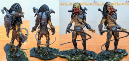 Neca Wolf Predator Unmasked (Predator) Custom Action Figure