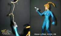 Armorless Samus Aran (Metroid) Custom Action Figure