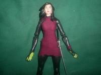 Stealth Suit Elektra (Marvel Legends) Custom Action Figure