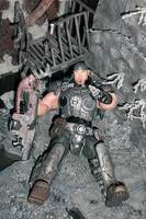 Marcus Fenix   In " Rookie COG Alley Attack "  *GEARS OF WAR* (Gears Of War) Custom Diorama / Playset