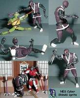 Shogun's Cyber Shinobi (Teenage Mutant Ninja Turtles) Custom Miniature / Figurine