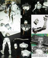 Terminator 2: T-800 Endoskeleton (3.75" /  Super-Articulated) (Terminator) Custom Action Figure