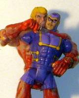 Brock Samson (Naked + Bloody Ew!) ("V") Custom Action Figure