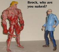Brock Samson (Naked + Bloody Ew!) ("V") Custom Action Figure