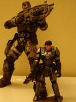 Marcus Fenix (Mini Figure) (Gears Of War) Custom Action Figure