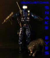 Blue Snake Eyes Marvel Legends Style (G.I. Joe) Custom Action Figure