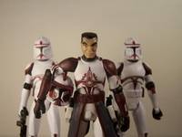 Clone Wars - Commander FOX  -  W/ Removable Helmet (Star Wars) Custom Action Figure