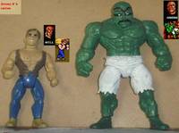 Double Dragon Will & Green Abobo (Nintendo) Custom Action Figure