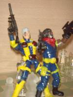 Bishop and Cable (Marvel Universe) Custom Action Figure