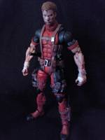 Bigtocinet´S WADE WILSON Redesigned Costume and Mask off Face (Marvel Legends) Custom Action Figure