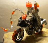 Iron Rider W/ Soul Seeker Motorcycle (Marvel) Custom Action Figure