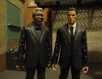 Lucius Fox Batman Begins the Dark Knight (Movie Masters) Custom Action Figure