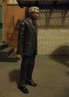 Lucius Fox Batman Begins the Dark Knight (Movie Masters) Custom Action Figure