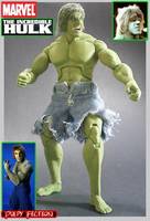 Lou Ferrigno Television's Incredible Hulk Version 2.0 the Redo (the RE-HAIRDO!) (Incredible Hulk) Custom Action Figure