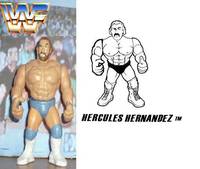 Hercules Hernandez, King Kong Bundy ,Eddieguerrio (Wrestling) Custom Action Figure