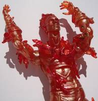 Mega's Human Torch Repaint (Fantastic Four) Custom Action Figure