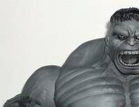12" Gray Hulk (Green Hulk Repaint) (Marvel Icon) Custom Action Figure