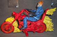 Classic Ghost Rider (with Flaming Motorcycle) (Midnight Sons & Friends) Custom Action Figure