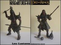 Full Armored ISENGAR URUK-HAI (Lord of the Rings) Custom Action Figure