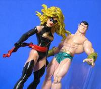Ms. Marvel & Namor - Alex Ross Style (Avengers) Custom Action Figure