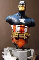 Custom Captain America Bust (Marvel Legends) Custom Action Figure