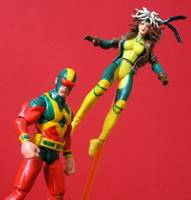 Rogue VS Wonderman (Marvel Universe) Custom Action Figure