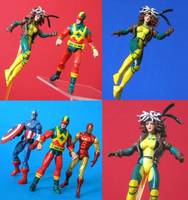 Rogue VS Wonderman (Marvel Universe) Custom Action Figure