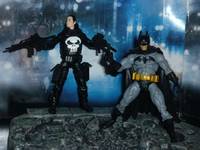 Batman / Punisher  ( War Zone ) (Marvel Universe) Custom Action Figure