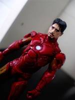 Tony Stark 3.75 Head (Iron Man 2) Custom Action Figure
