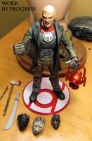 RED LANTERN Jason Voorhees from Friday the 13th (Green Lantern) Custom Action Figure