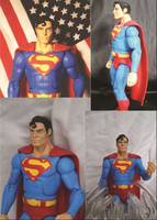 Christopher Reeve Superman with Custom Light up Fortress of Solitude Stand (Movie Masters) Custom Action Figure