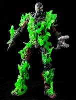Glow N Dark Green Flames Spawn (Spawn) Custom Action Figure