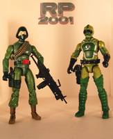 Cobra Machine Gun Soldier (Jungle Squad) (G.I. Joe) Custom Action Figure