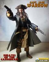 Captain Jack Sparrow (Pirates of the Carribean) Custom Action Figure