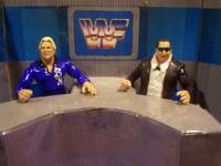 Custom/ Fix up of Gorilla Monsoon & Bobby Heenan (Wrestling) Custom Action Figure